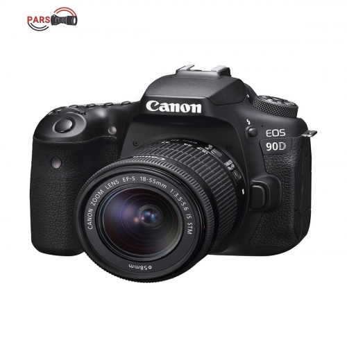 دوربین عکاسی کانن مدل EOS 90D لنز 55-18 میلی متر IS USM