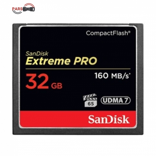 کارت حافظه CompactFlash سن دیسک مدل Extreme Pro سرعت 1067X 160MBps ظرفیت 32 گیگابایت
