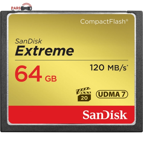 خرید کارت حافظه Sandisk CF 64 GB 120 MB/S 800X