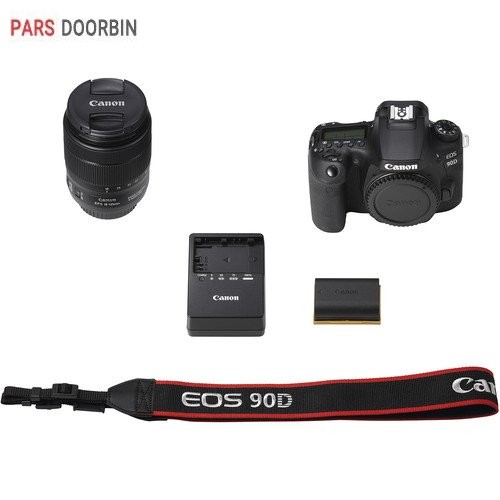 دوربین عکاسی کانن مدل EOS 90D به همراه لنز 135-18 میلی متر