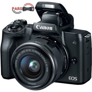 دوربین عکاسی بدون آینه کانن مدل EOS M50 به همراه لنز 15-45 میلی متر